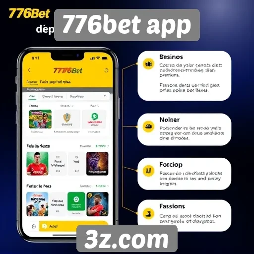 Análise das funcionalidades do 776bet app