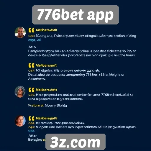 Feedback dos usuários sobre o 776bet app
